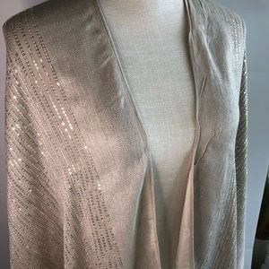 Beige Shawl with embellishments